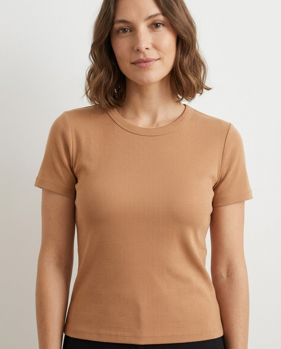 Blusa Canelada Básica