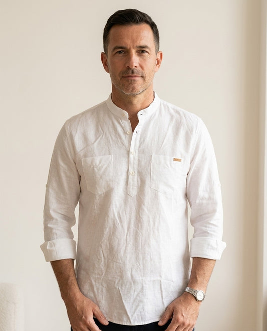 Camisa Bata Masculina Maresia